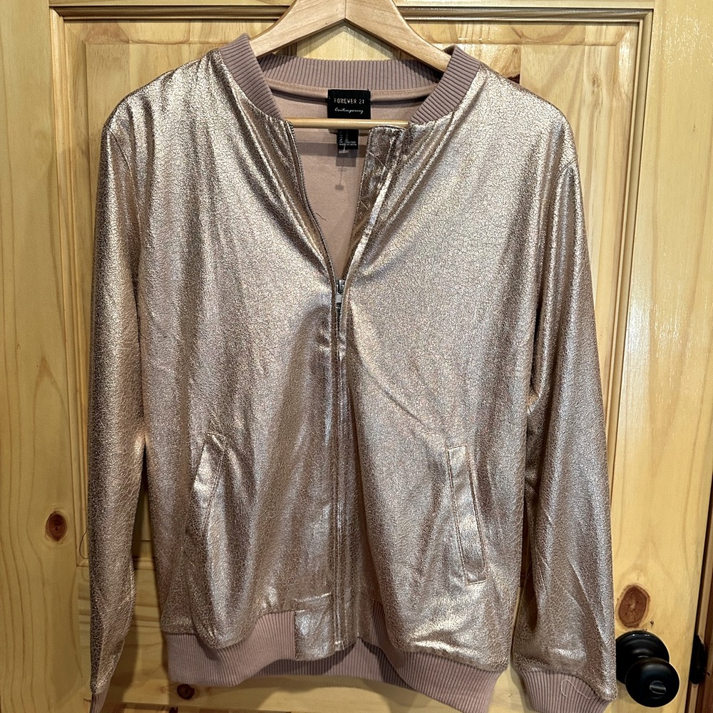 Champagne pink Bomber